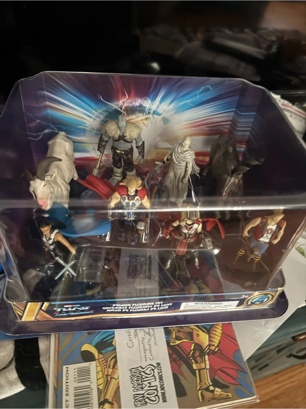 Marvel Thor Legends Series Figure Pack - Red, Blue, White, Black, Gold, Brown